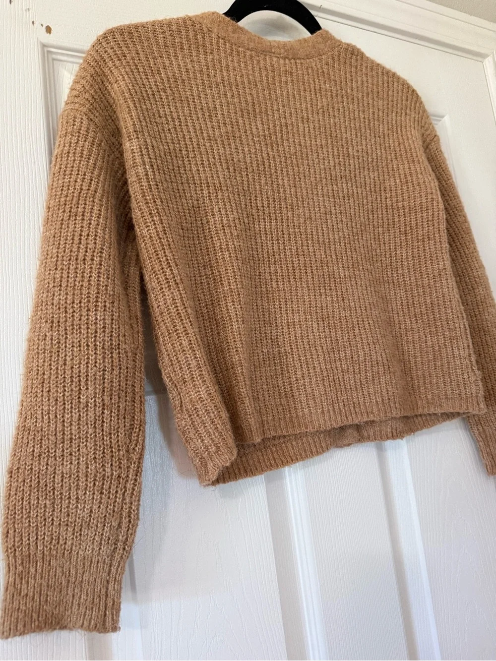 Old Navy Girl’s Camel/Tan Button-Front Cardigan Sweater- Large (10/12)